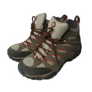 Merrell Women's Moab Mid WP Hiking Boots-Bungee Cord Size 9.5 Retail $129